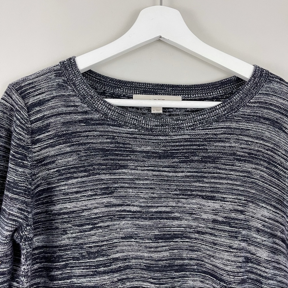 Ann Taylor LOFT Stripe Marled Sweater - Picture 2 of 6